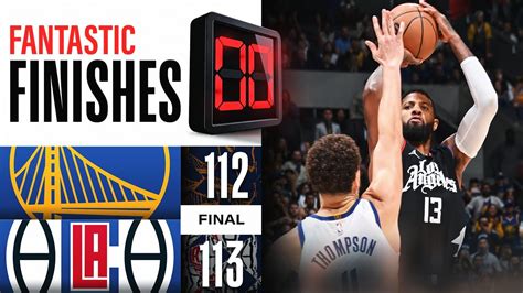 Final 4:33 INSANE ENDING Warriors vs Clippers .